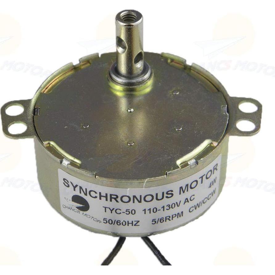 Motor Sincrónico CHANCS TYC-50 2PCS 4W 110V 5-6RPM