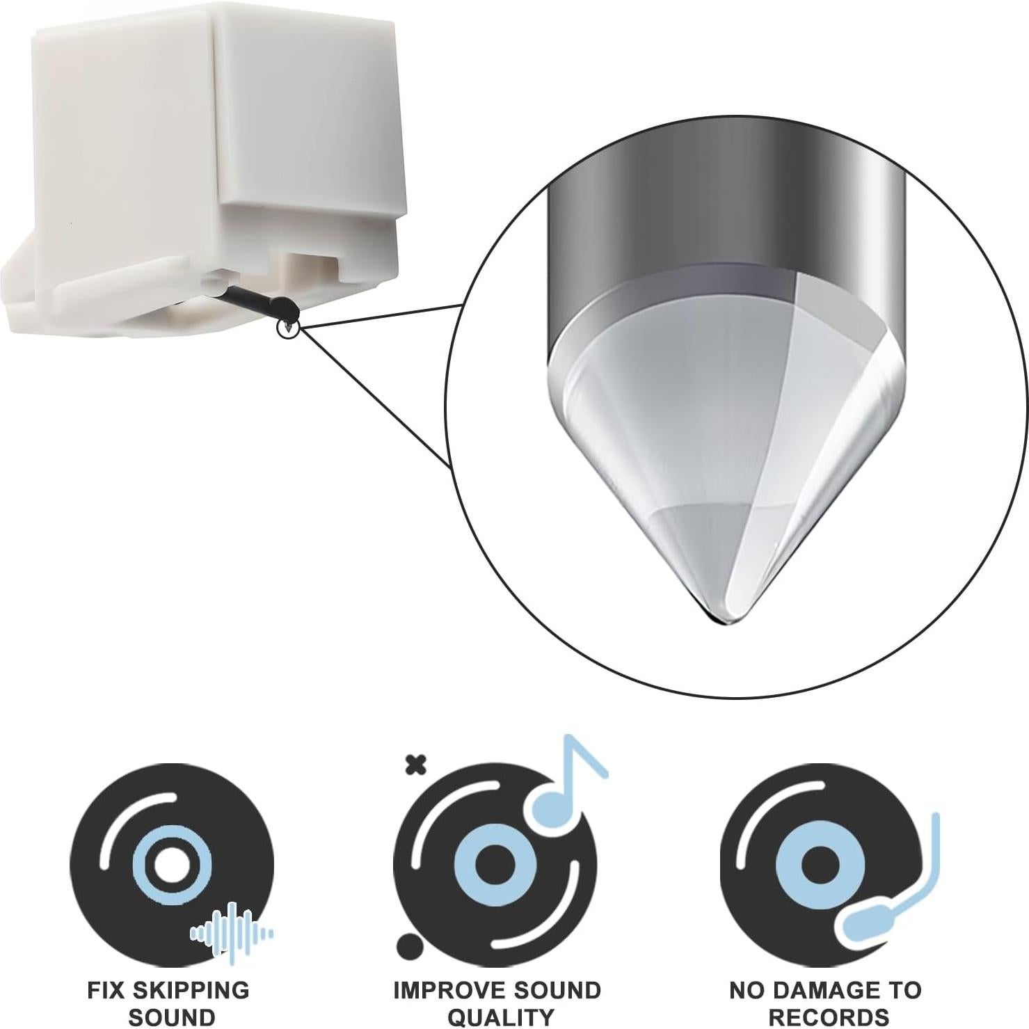 Aguja de Reemplazo JUKFITA para Tocadiscos ATN3600L