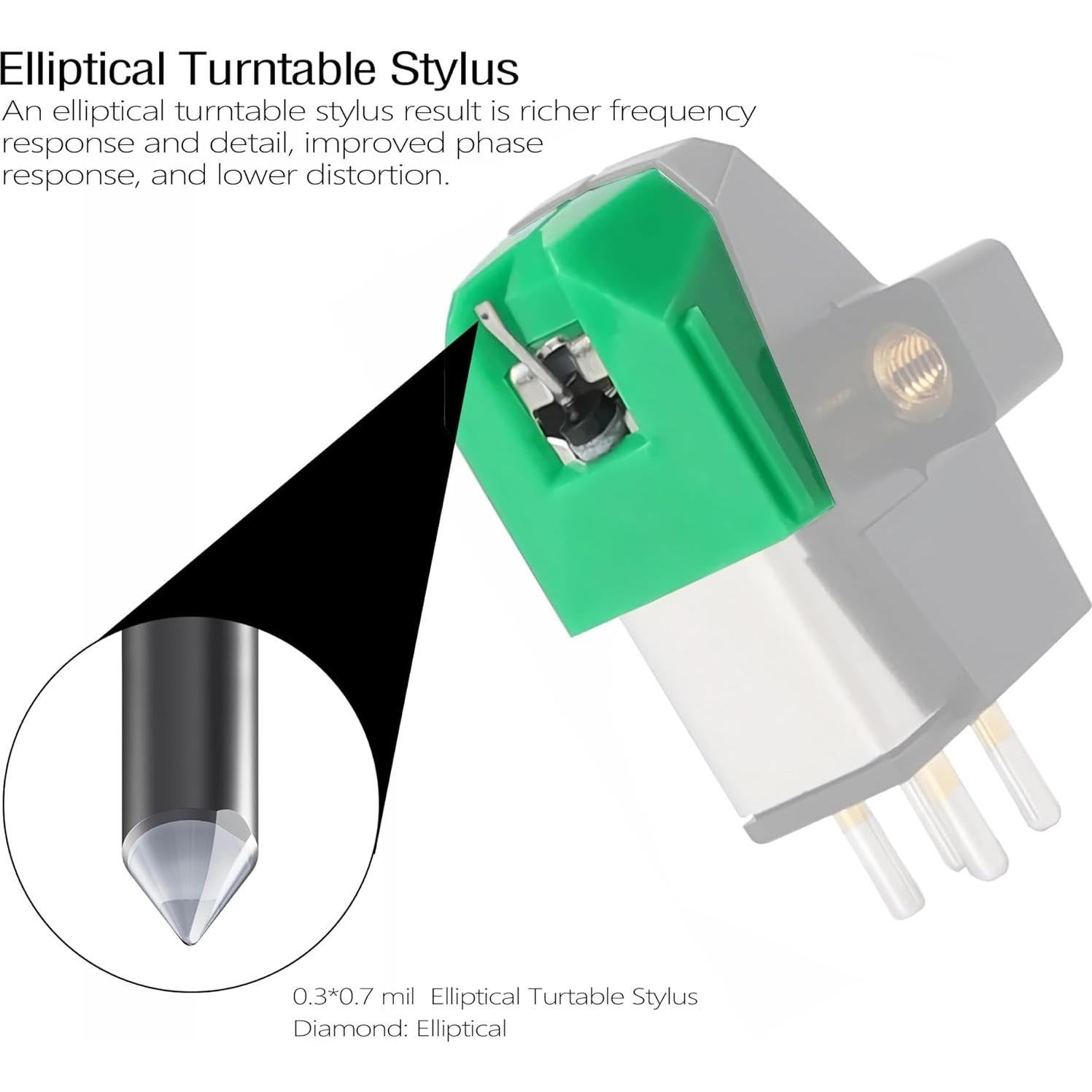 Aguja de Reemplazo AT-VMN95E + Cepillo Antiestático - Audio-Technica