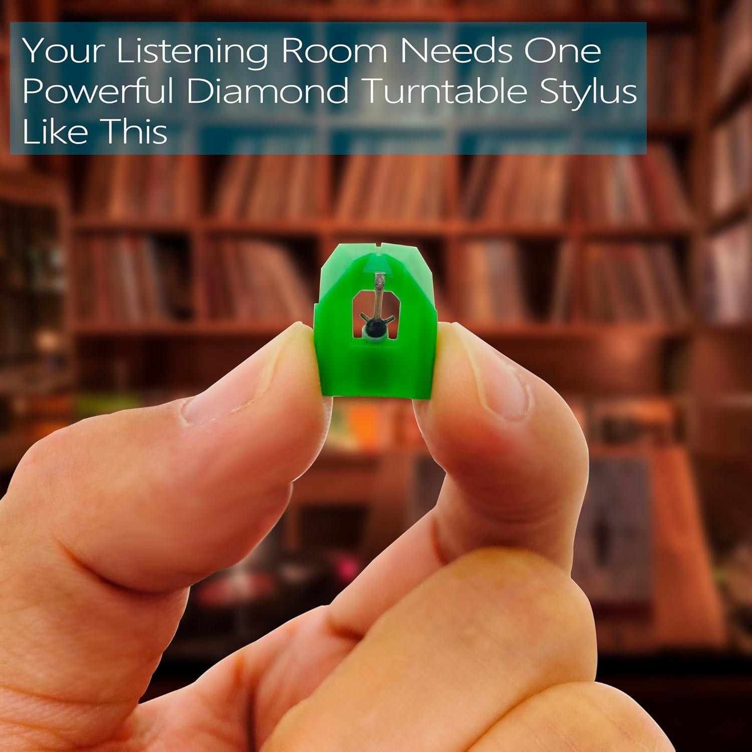 Aguja de Reemplazo AT-VMN95E + Cepillo Antiestático - Audio-Technica