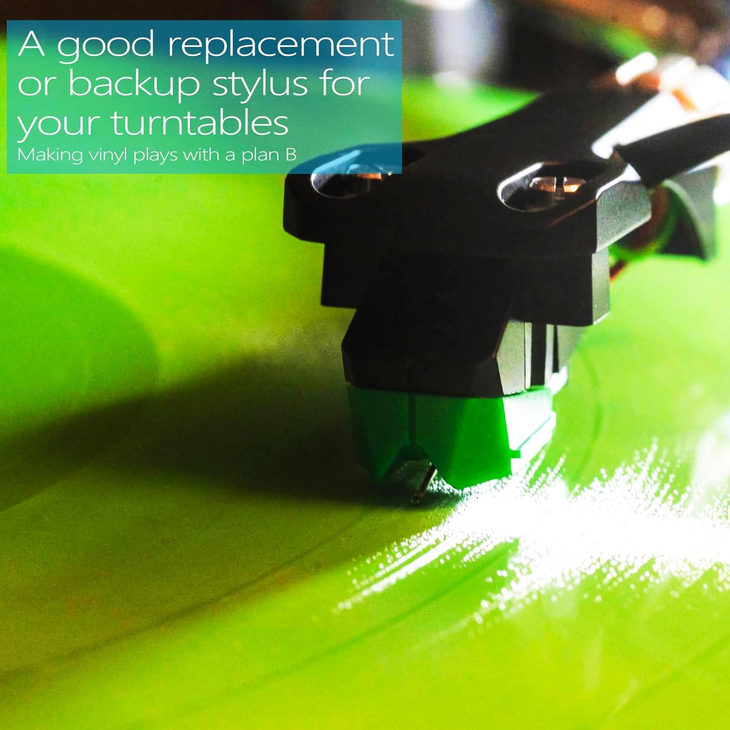 Aguja de Reemplazo AT-VMN95E + Cepillo Antiestático - Audio-Technica