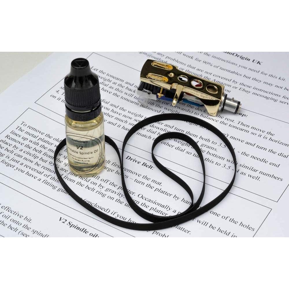 Cabezal Bañado en Oro con Cartucho M27BU para Tocadiscos SANSUI