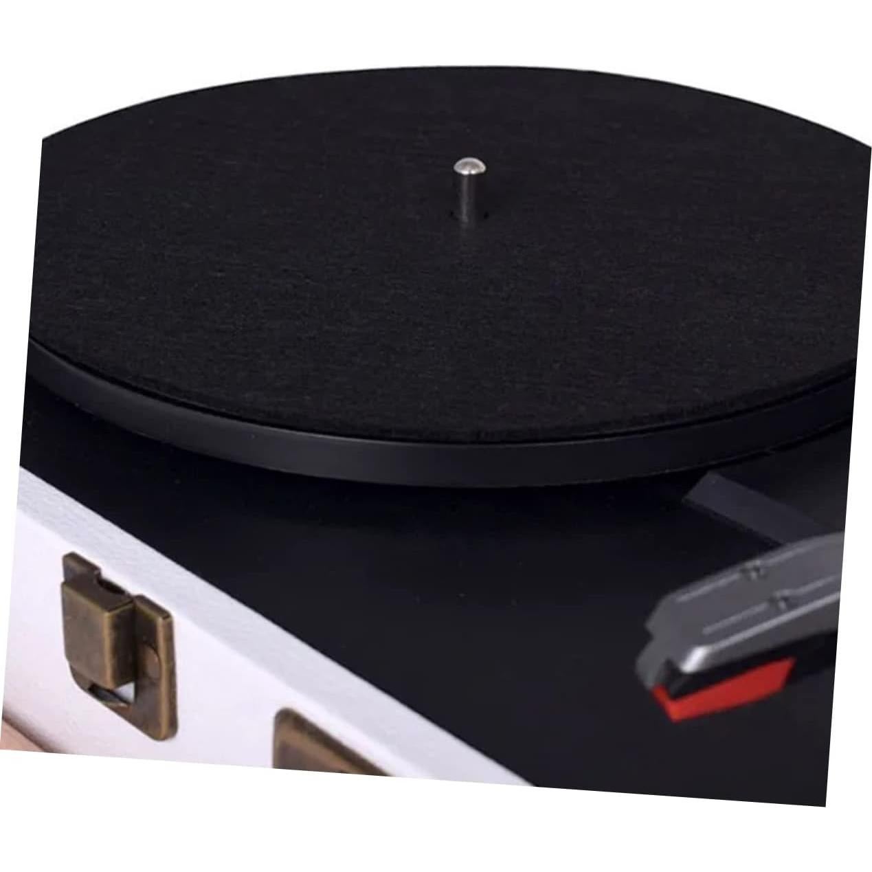 2 Almohadillas Protectores de Discos de Vinilo Fieltro 30cm