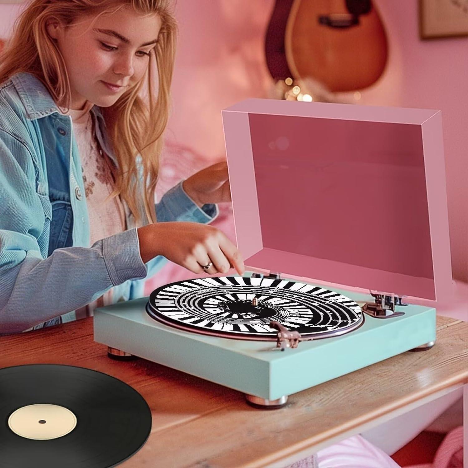 Alfombrilla de Giradiscos ZDCUSTOM 29.5 cm Antideslizante