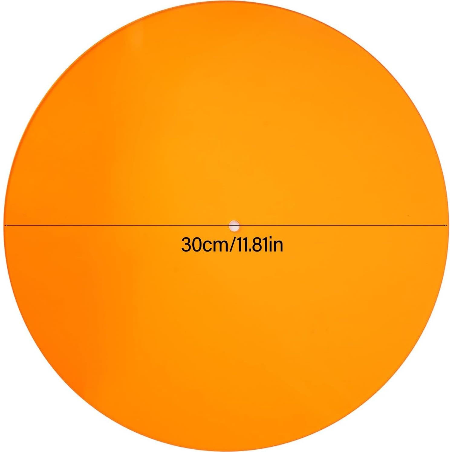 Alfombrilla de Acrílico para Turntable Jiahesuw 30cm Antideslizante