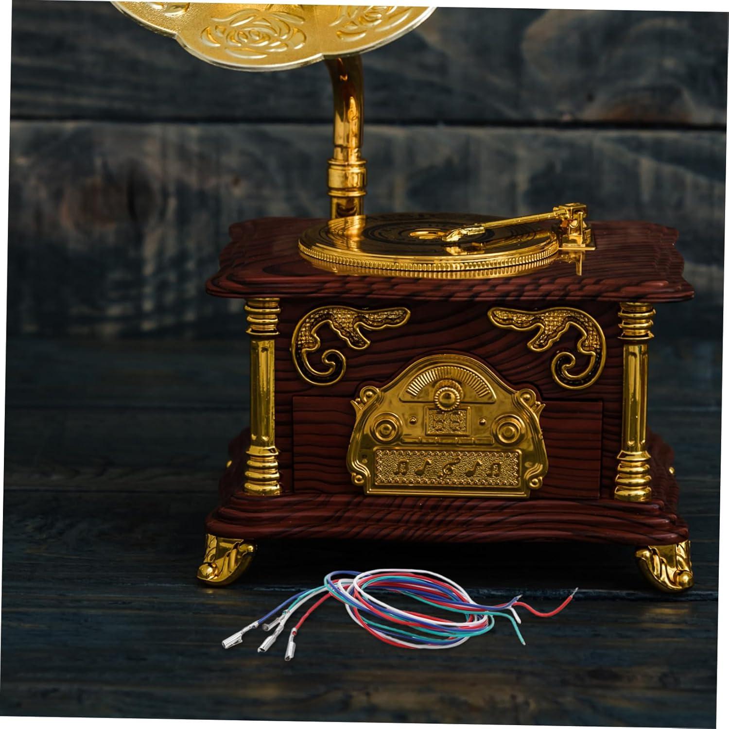 4 Cables de Reemplazo para Cabezal de Fonógrafo Abaodam