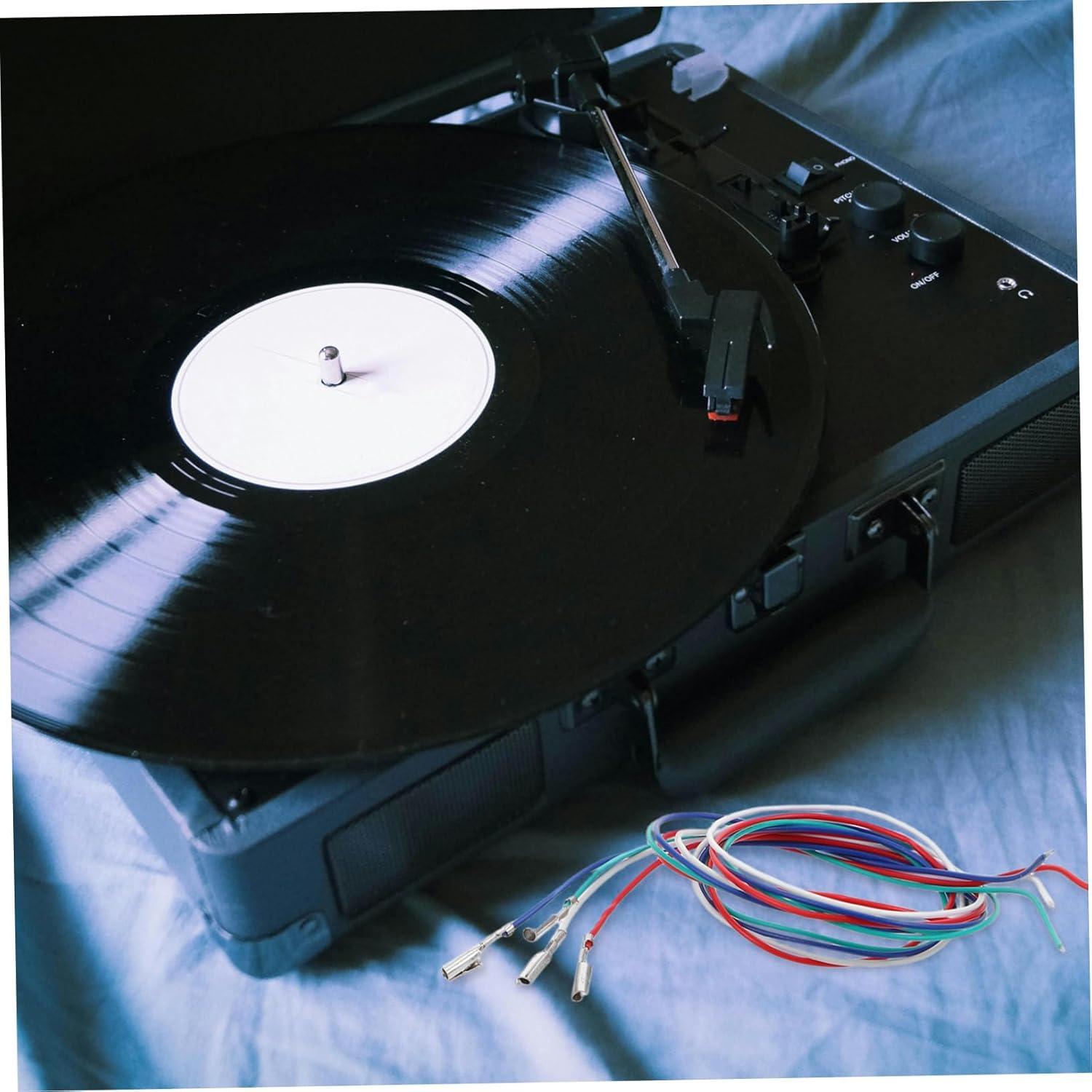 Cables de Reemplazo para Fonógrafo Estéreo BESPORTBLE 4 Piezas