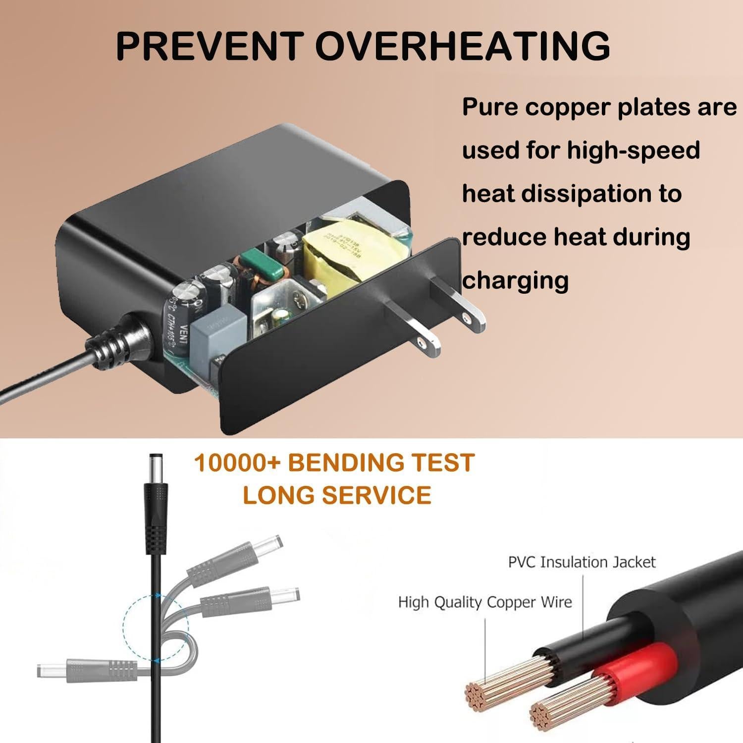 Adaptador de 12V CA/CC Metasources para Tocadiscos SY801