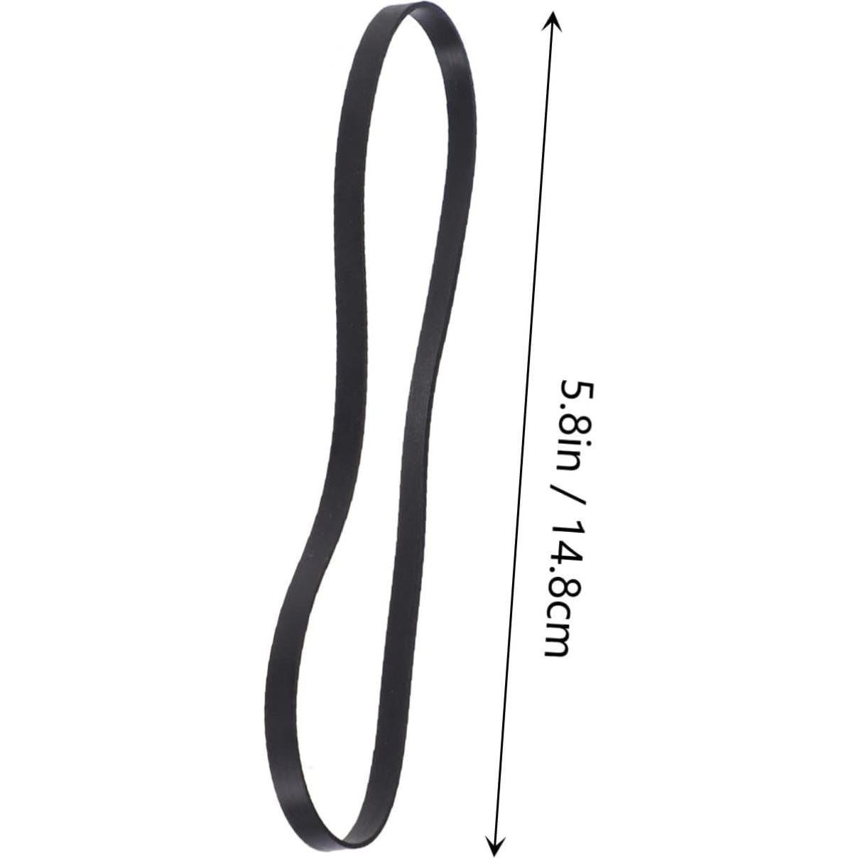 2 Correas de Reemplazo de Goma para Tornamesa KONTONTY 14.8x0.5cm