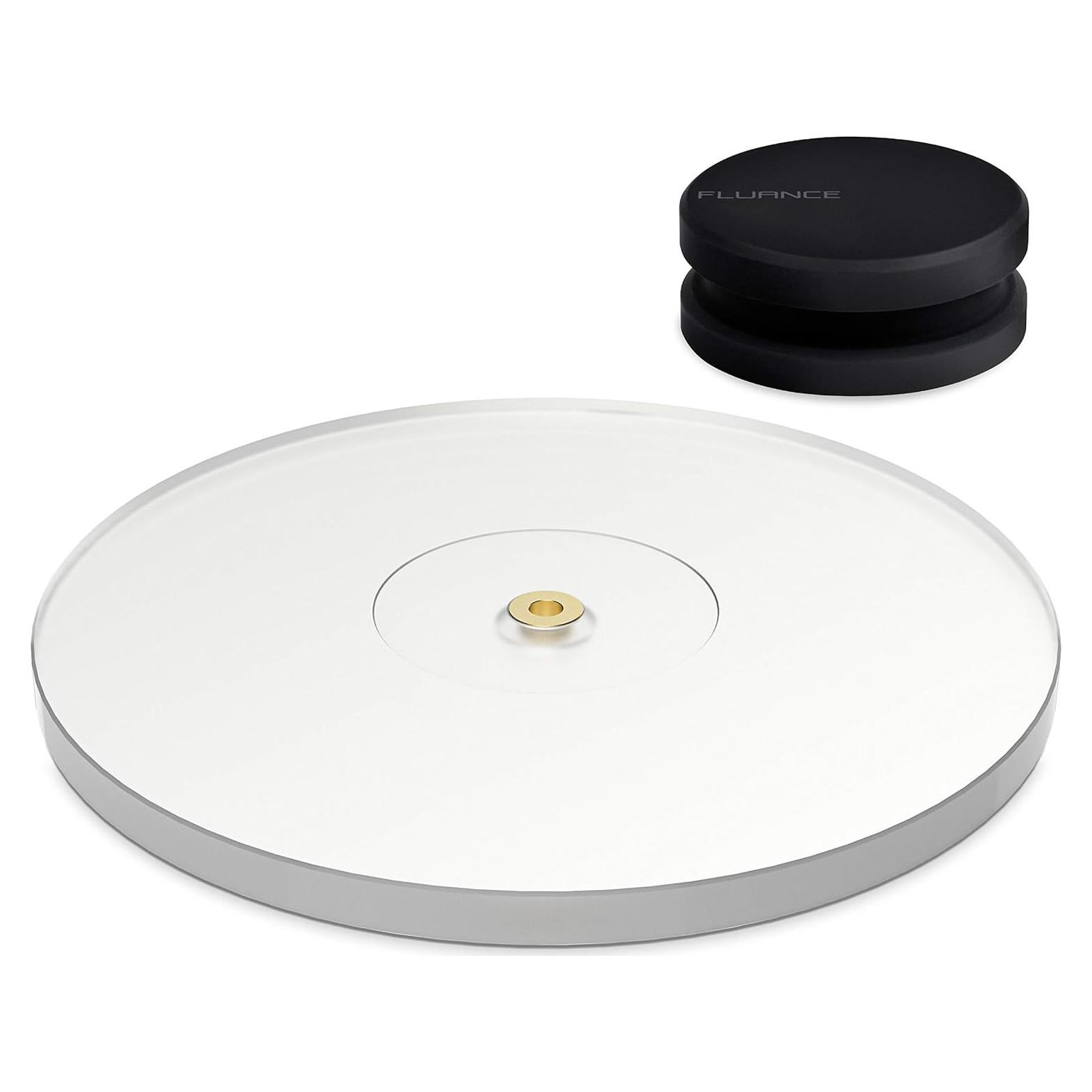 Plato Acrílico Fluance RT82/RT83/RT84/RT85 + Estabilizador HiFi