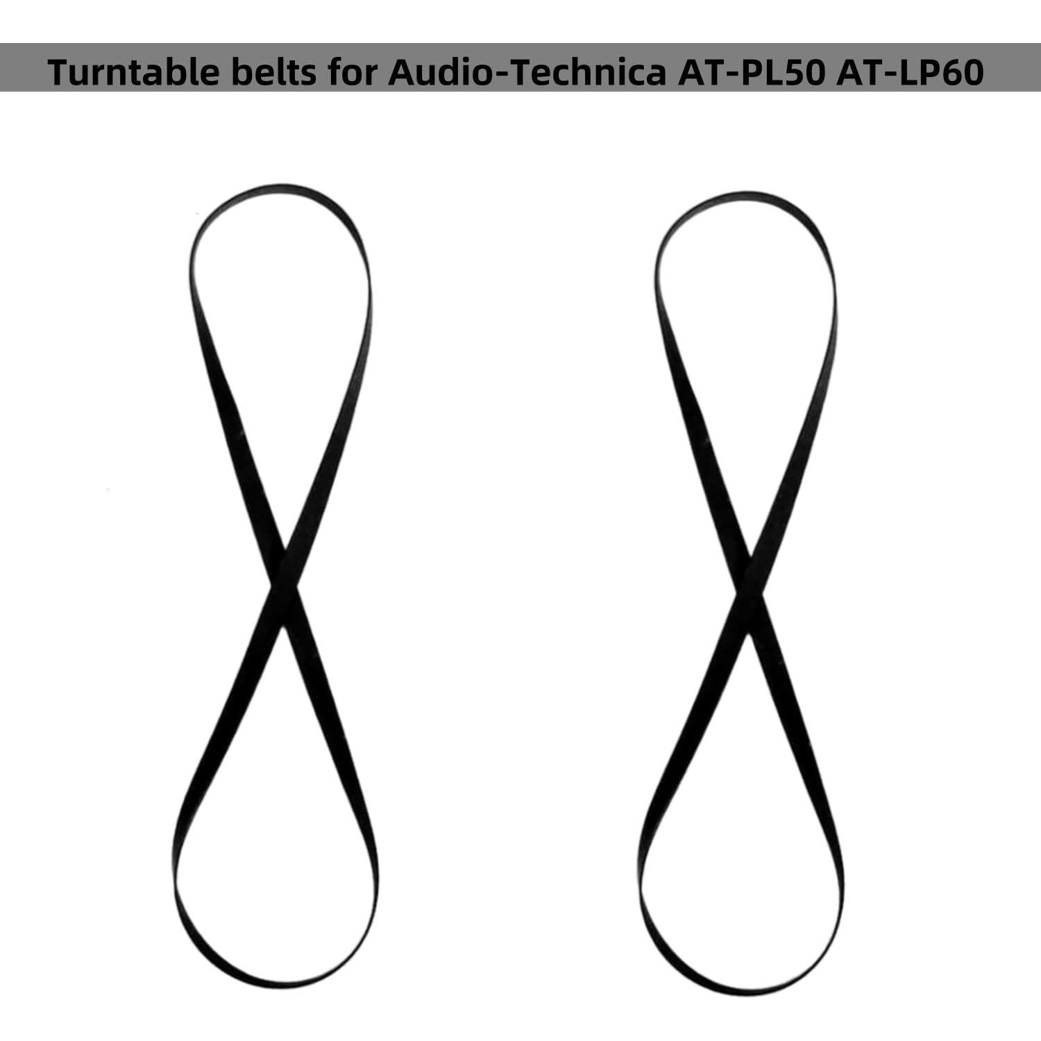 Corrección de correas para tocadiscos Audio-Technica - 2 Paquetes