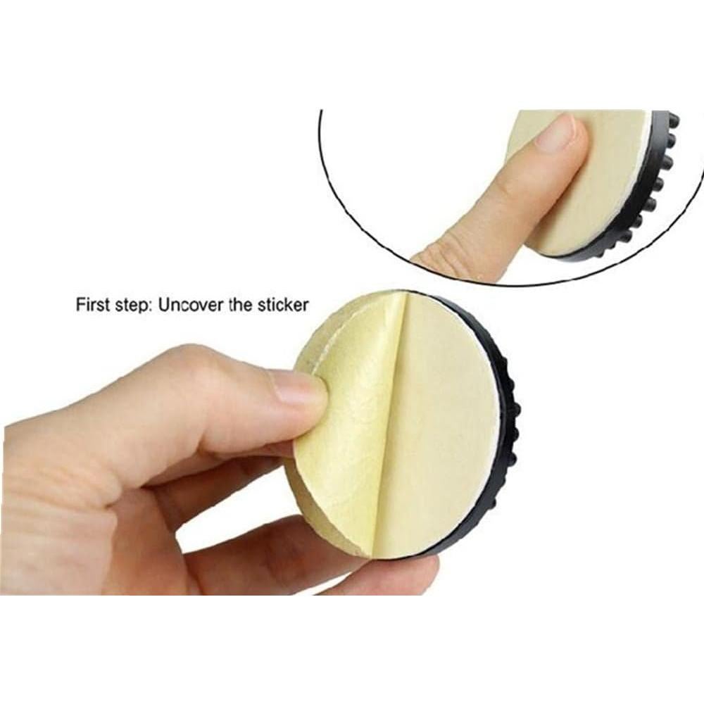 4 Almohadillas de Aislamiento de Goma MOUDOAUER para Tocadiscos