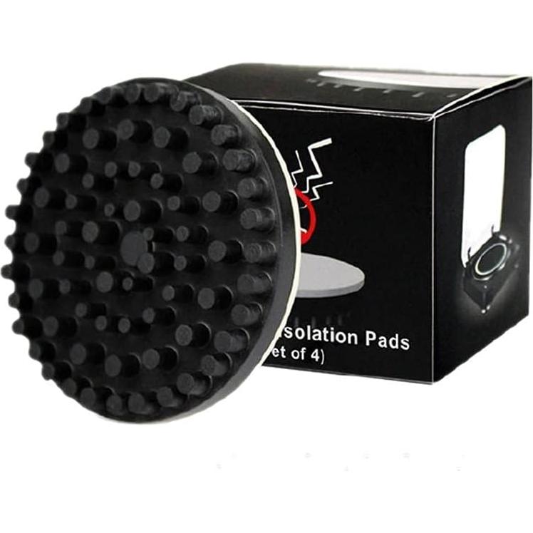 4 Almohadillas de Aislamiento de Goma MOUDOAUER para Tocadiscos