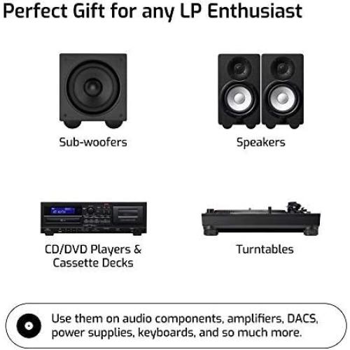 Pies de Aislamiento de Silicona Hudson Hi-Fi - 4 Piezas Antideslizantes