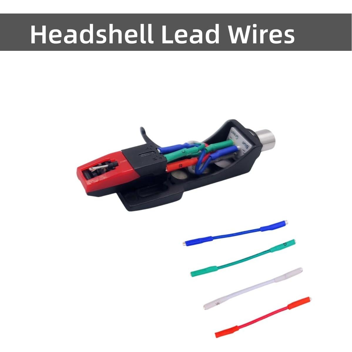 Cables de Cartucho a Cabezal de Giradiscos Plata OFC 50mm