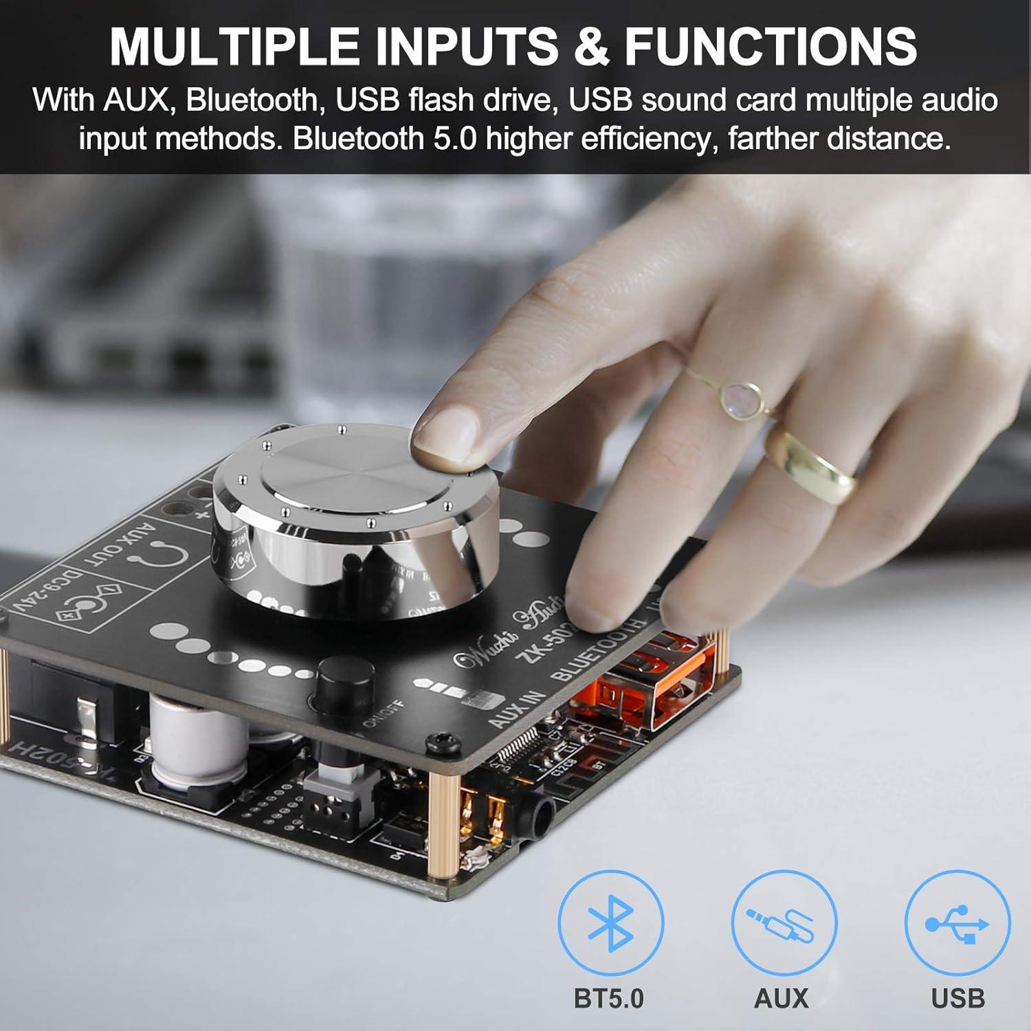 Placa Amplificadora Bluetooth 5.0 MakerHawk 2.0 100W