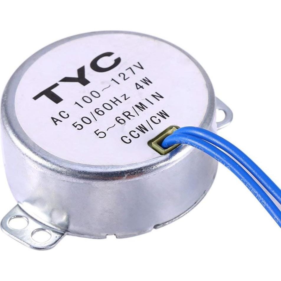Motor Sincrónico 4W 5-6RPM CA 100-127V NAIVE BLUE