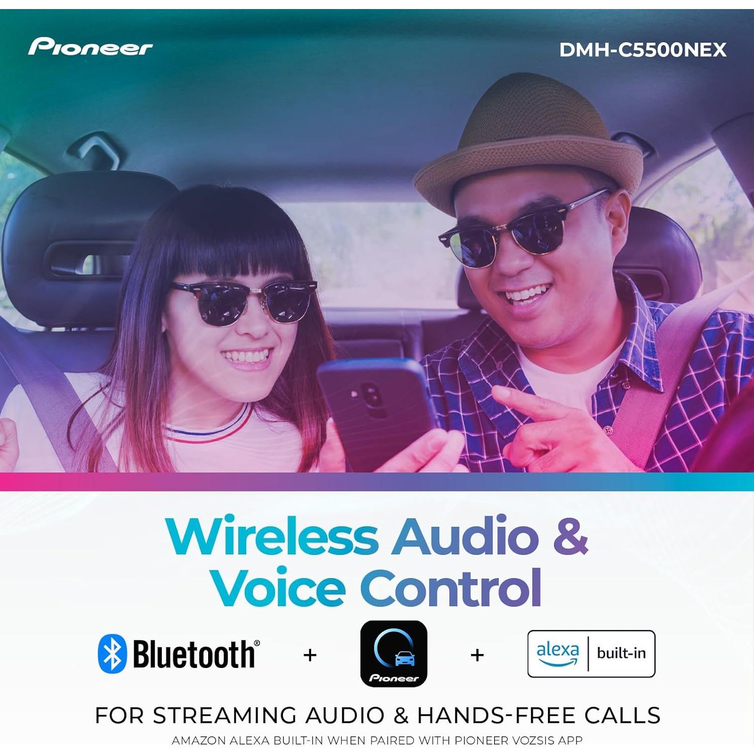 Receptor Multimedia Pioneer DMH-C5500NEX 8" CarPlay Bluetooth