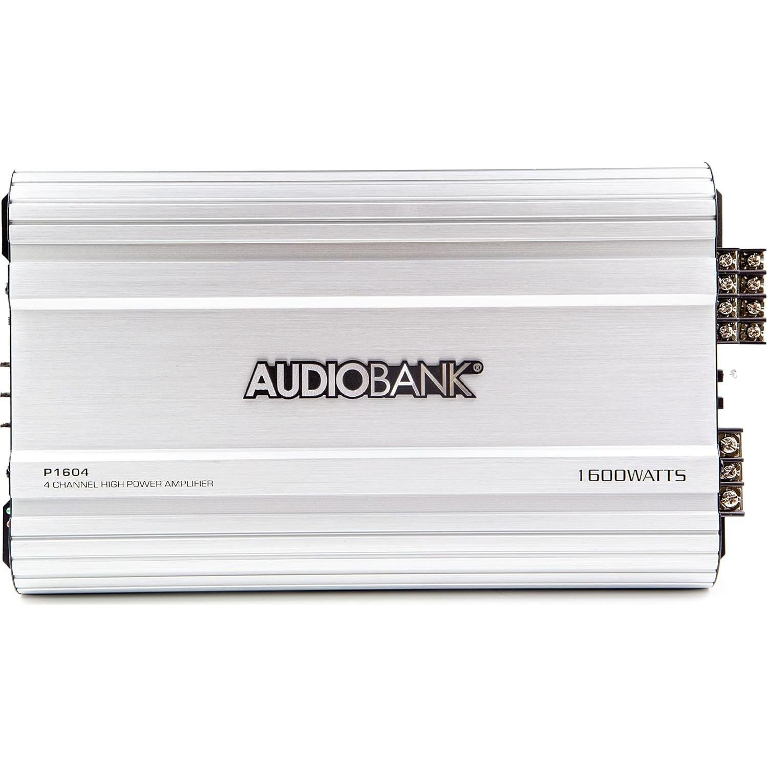 Amplificador Estéreo de Coche Audiobank P1604 1600W 4 Canales