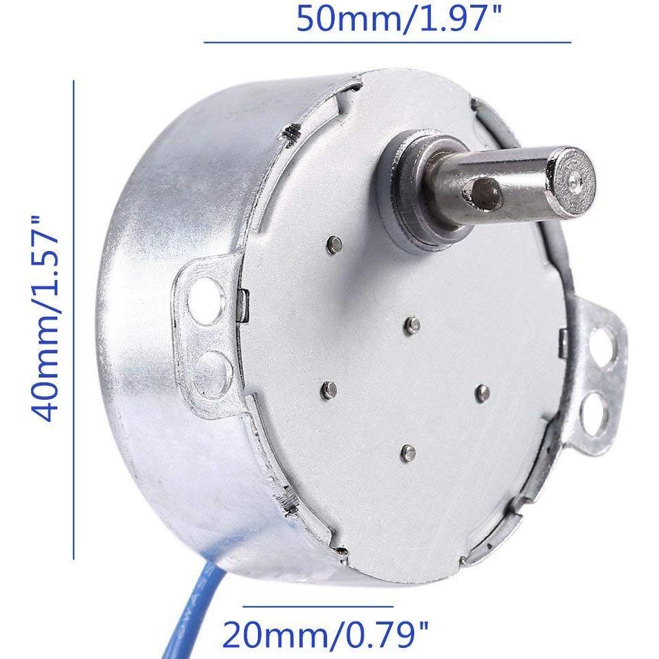 Motor Sincrónico 6PCS 4W 2.5-3RPM AC 100-127V NAIVE BLUE