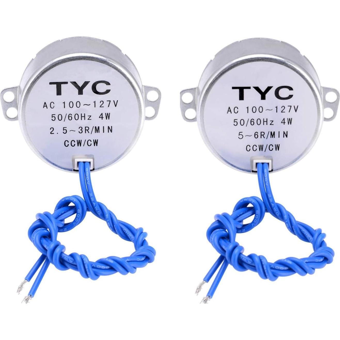 Motor Sincrónico Eléctrico REENFAYA 4W 100-127V 2.5-3 RPM