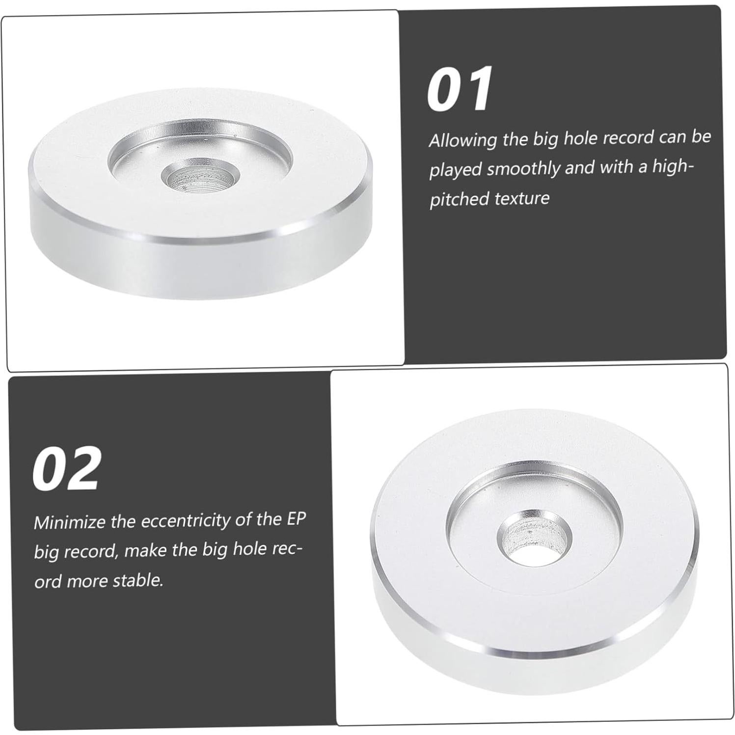 Adaptador de Disco de Vinilo Mikikit 7" para Tornamesa