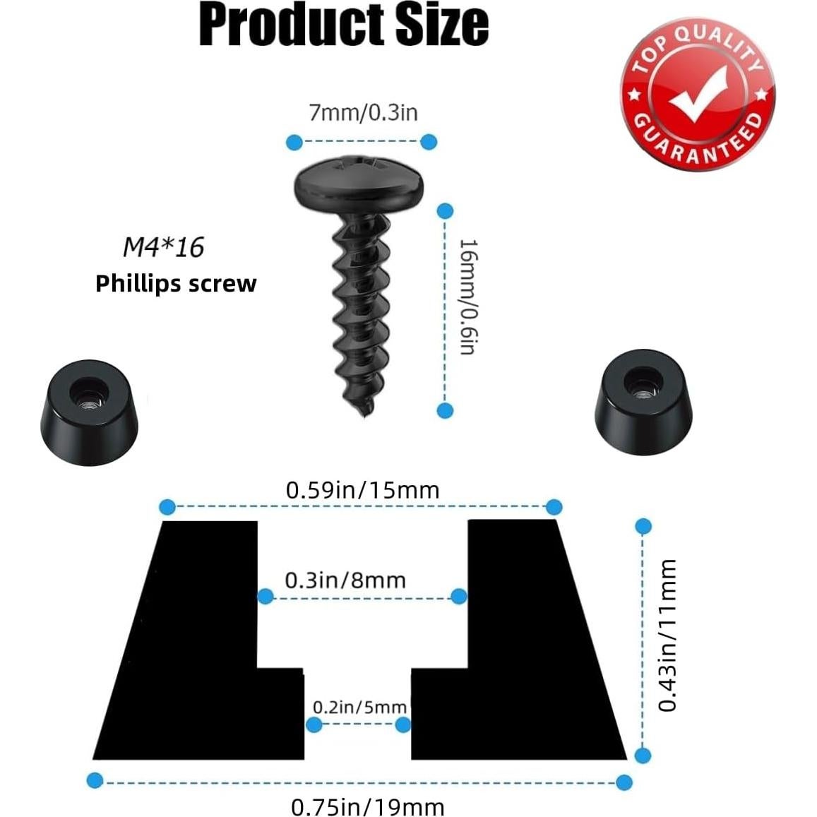 Kit de Pies de Goma Funayama para Altavoces - 4 Piezas Antideslizantes