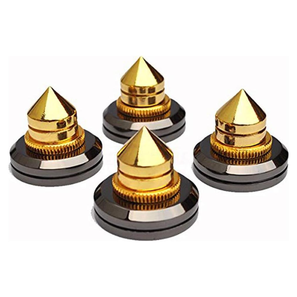 Soporte de Altavoz Trolleyshop 4 Picos Dorados Ajustables