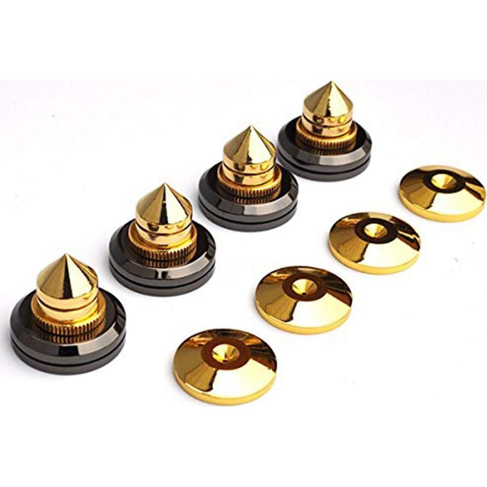 Soporte de Altavoz Trolleyshop 4 Picos Dorados Ajustables