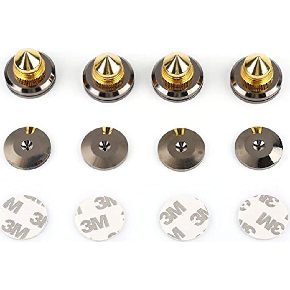 Soporte de Altavoz Trolleyshop 4 Picos Dorados Ajustables