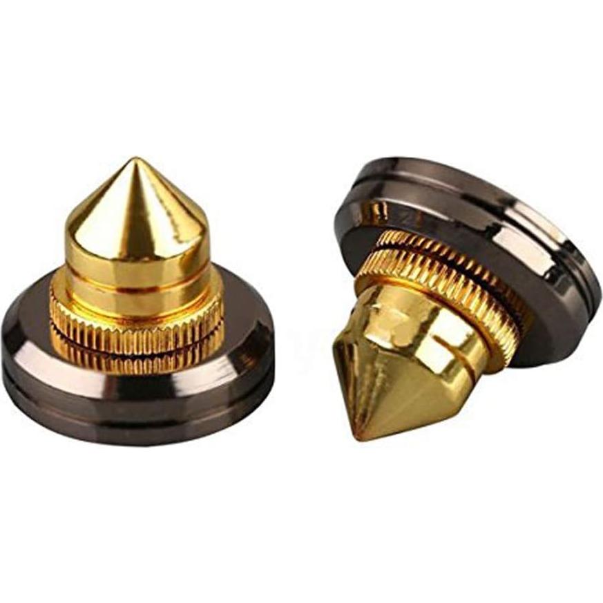 Soporte de Altavoz Trolleyshop 4 Picos Dorados Ajustables