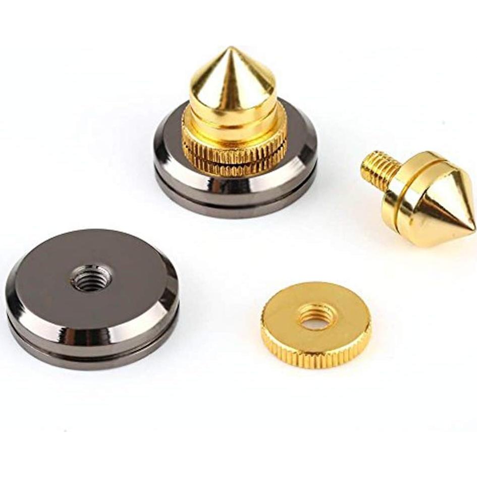 Soporte de Altavoz Trolleyshop 4 Picos Dorados Ajustables