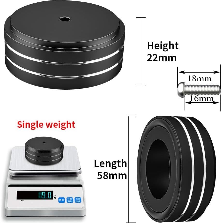 Patas de Aislamiento HiFi Viborg 58mm Aluminio 4 Piezas