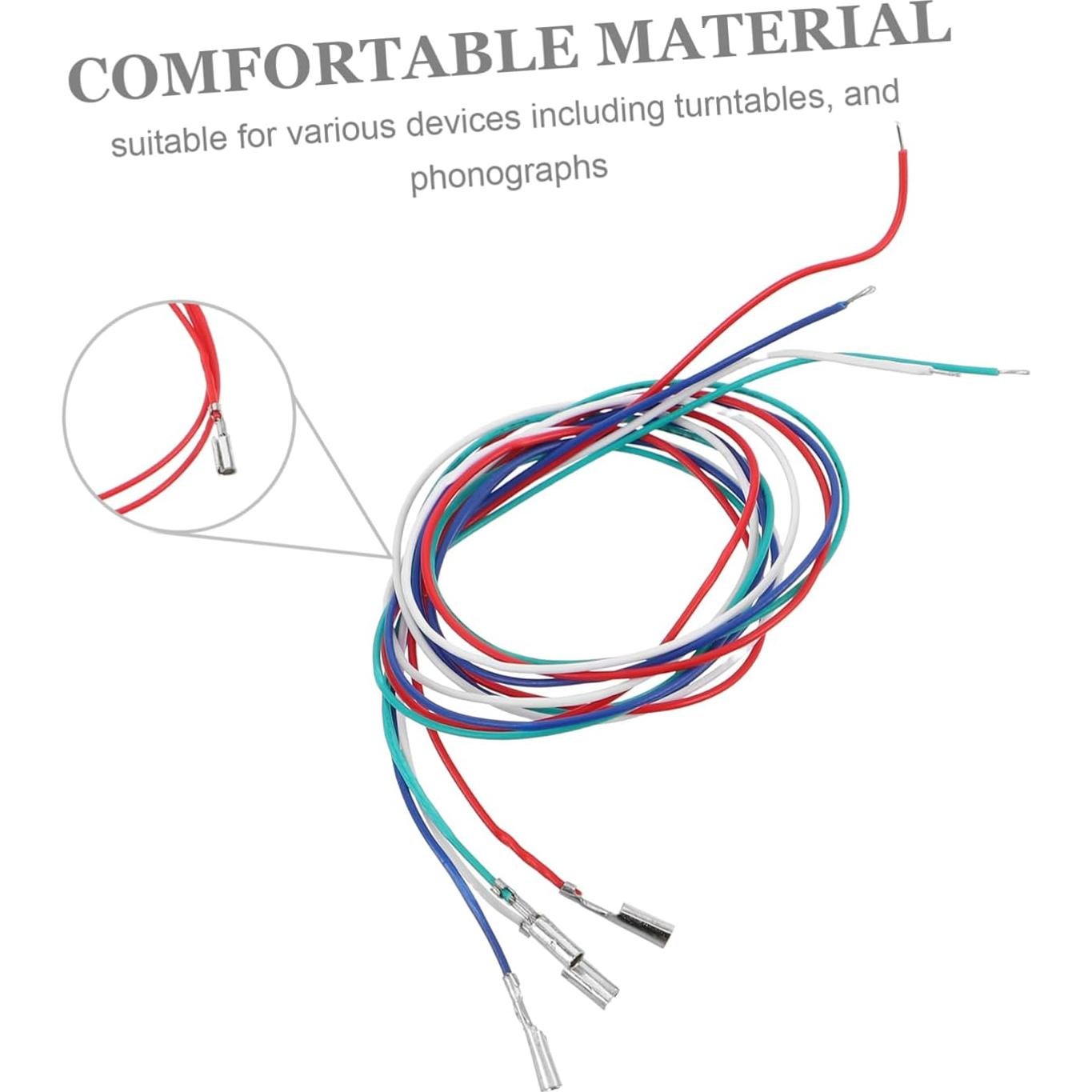 Kit de Cables de Reemplazo Estéreo VICASKY para Tocadiscos - 4 Piezas