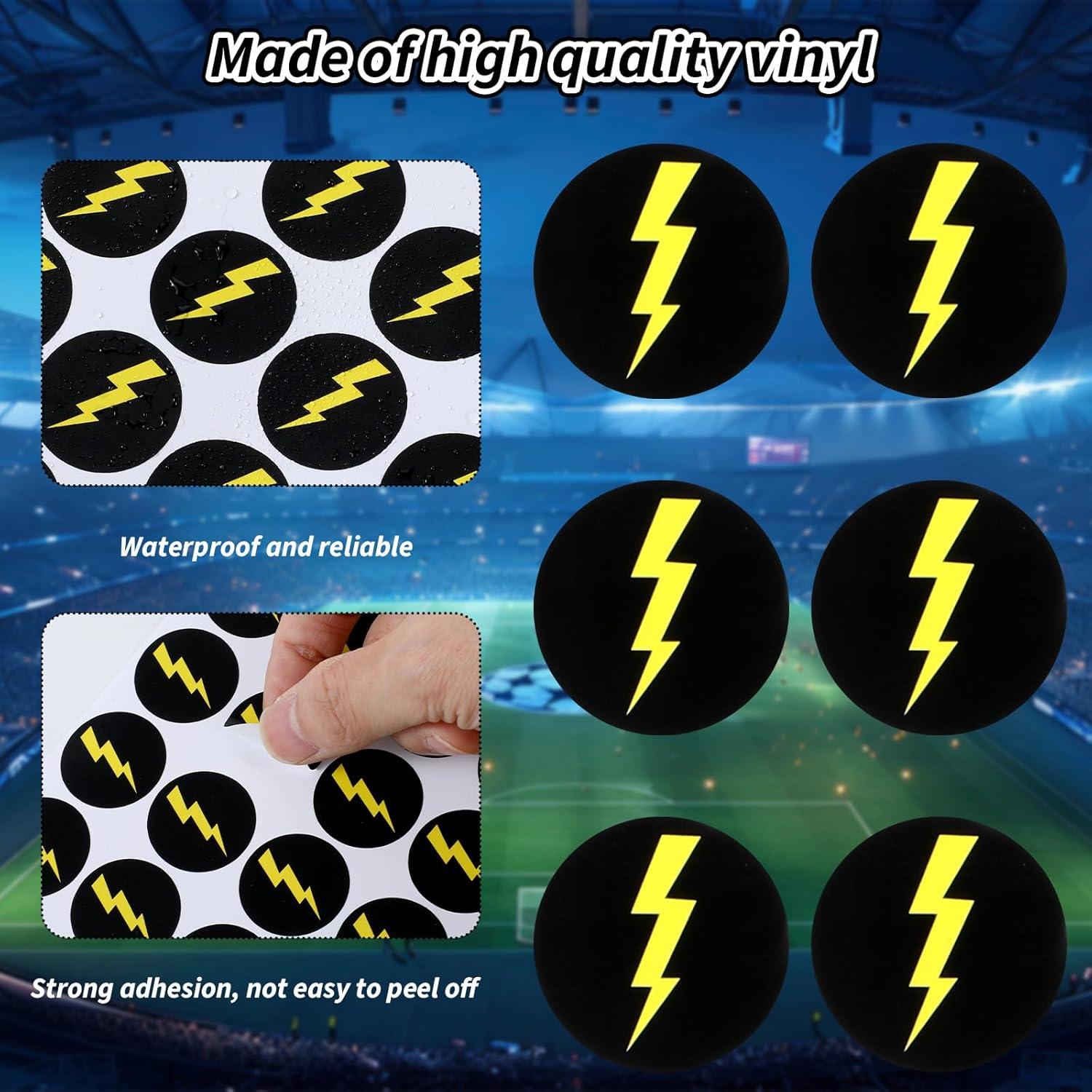 300 Calcomanías de Rayo Zelphvt para Casco y Decoración