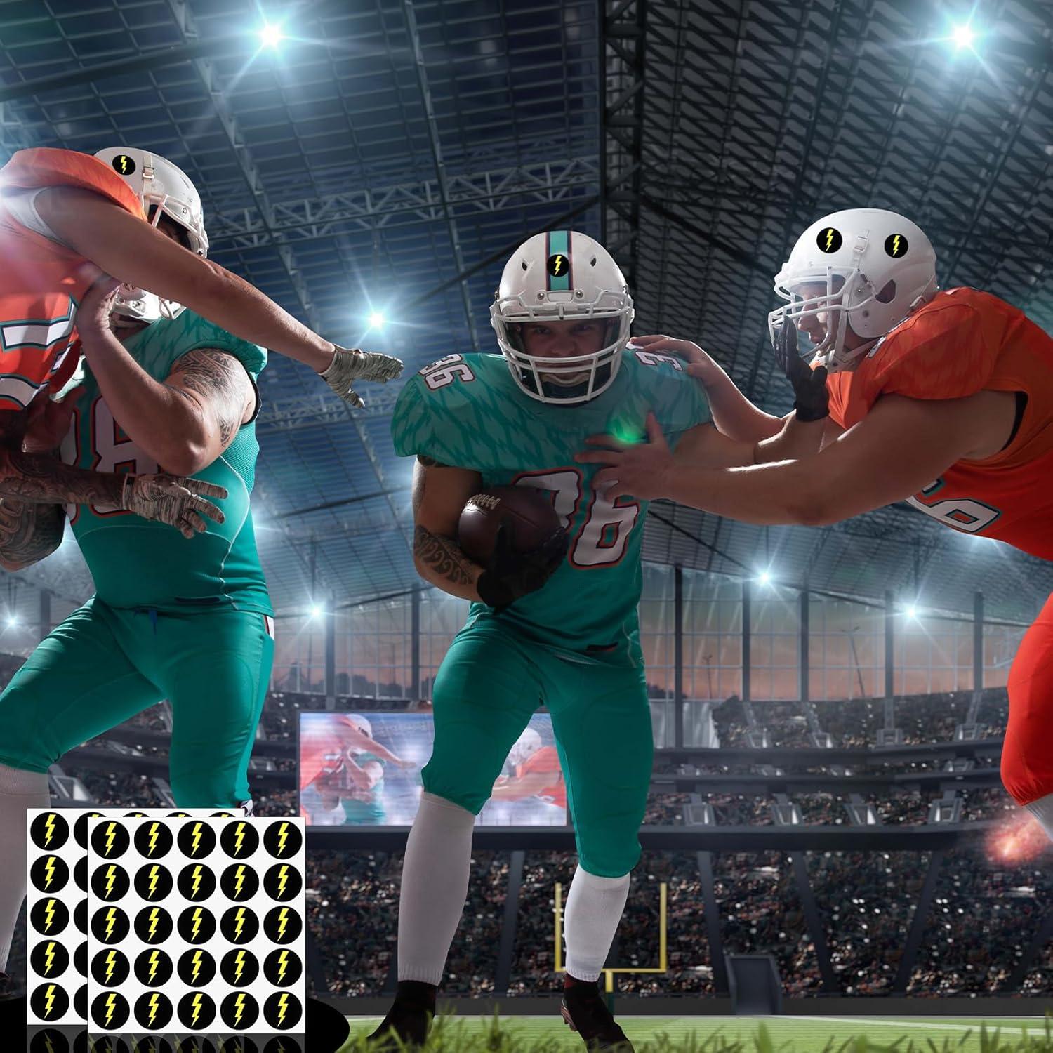 300 Calcomanías de Rayo Zelphvt para Casco y Decoración