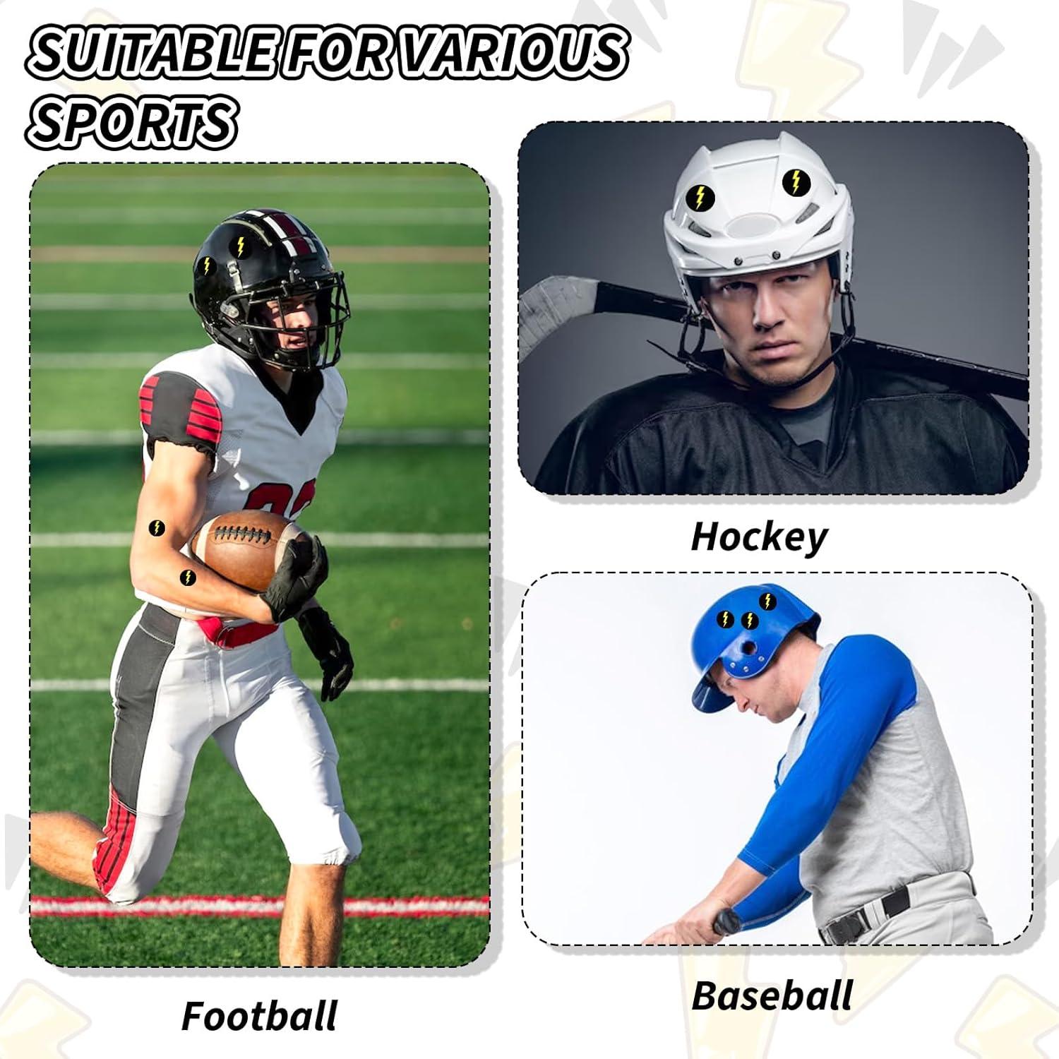 300 Calcomanías de Rayo Zelphvt para Casco y Decoración