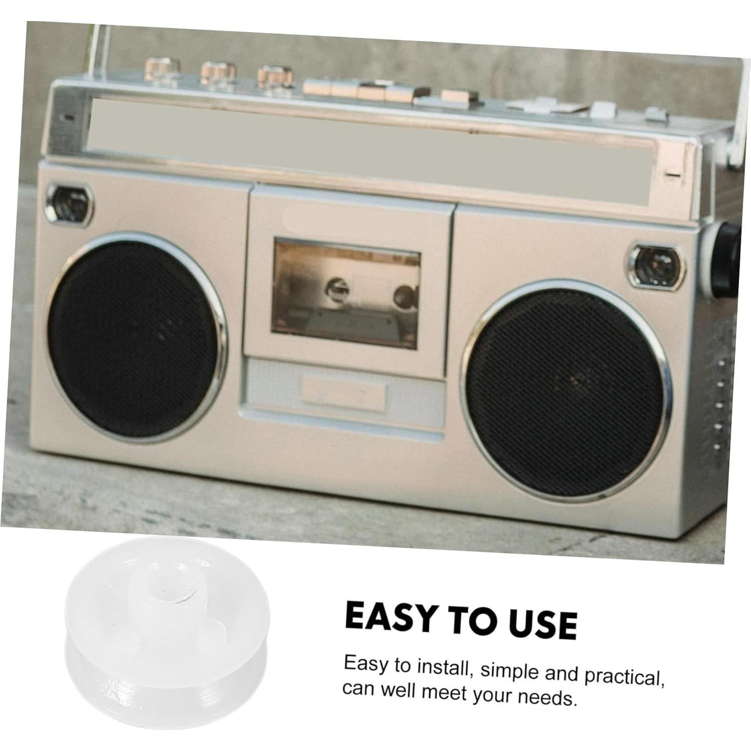 10 Ruedas de Polea de Plástico OFFSCH para Grabación de Audio