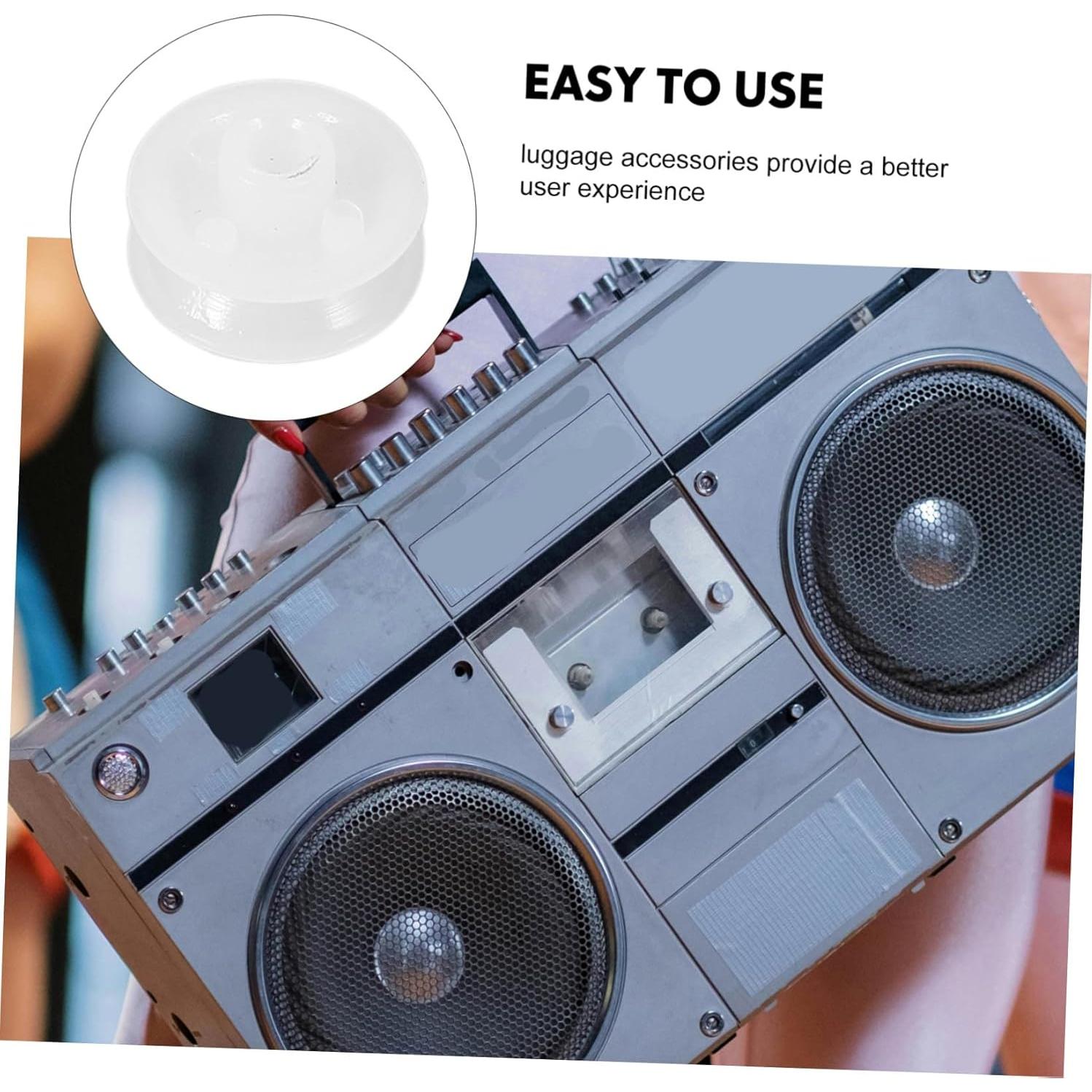 10 Ruedas de Polea de Plástico OFFSCH para Grabación de Audio