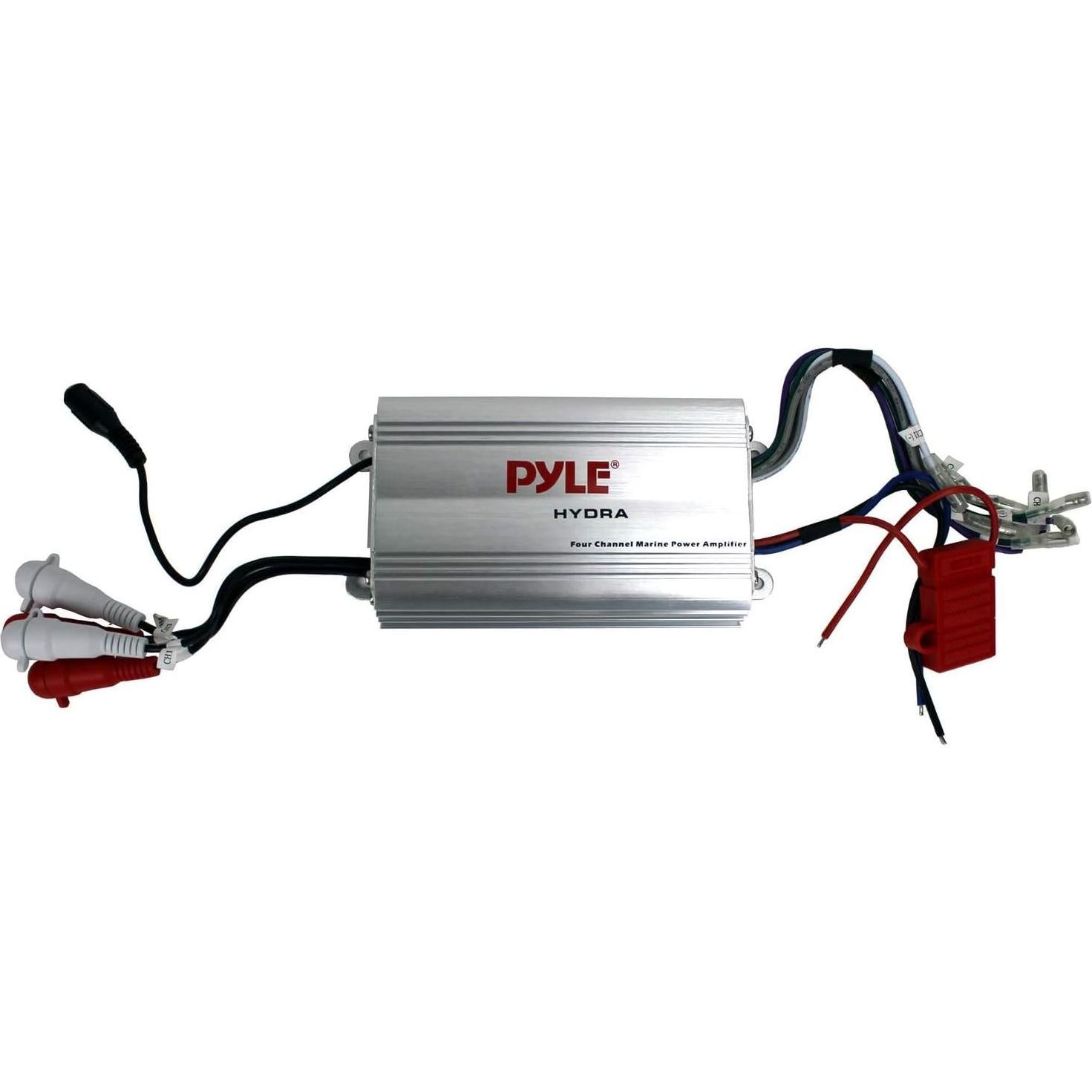 Amplificador Marino Pyle 400W 4 Canales PLMRMP3A Impermeable