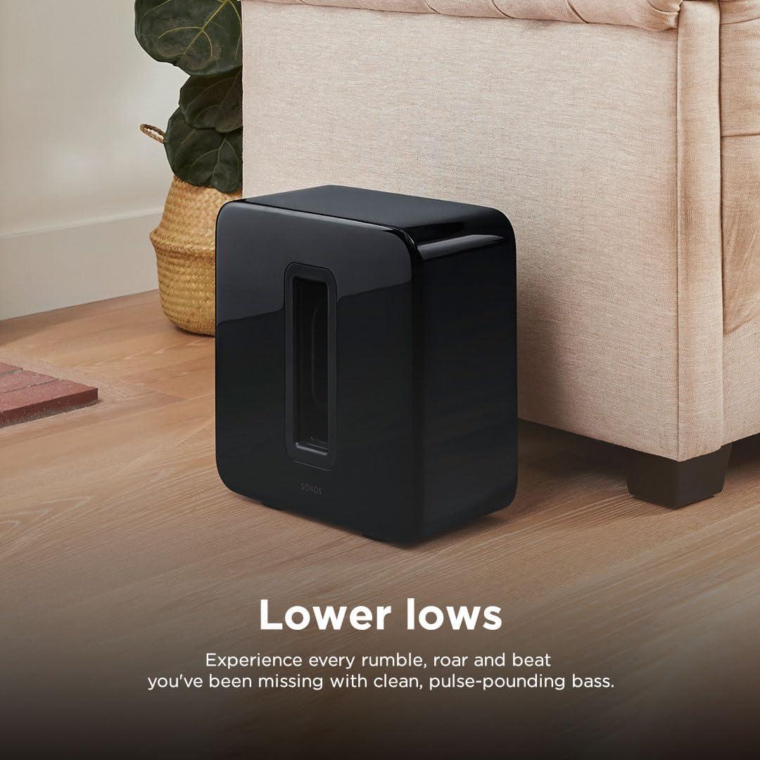 Subwoofer Inalámbrico Sonos Sub Gen 3 - Negro 15.5 kg