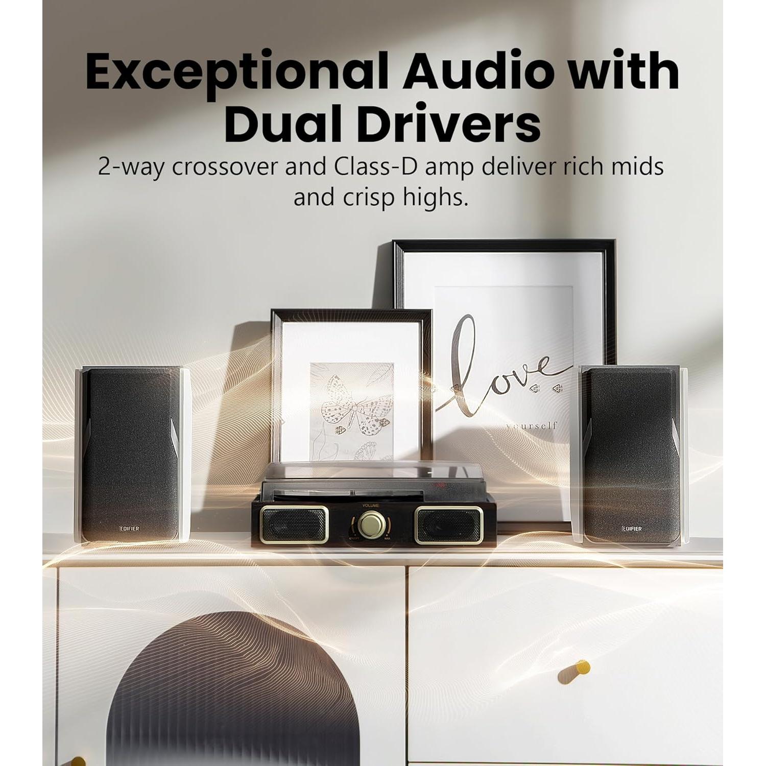 Altavoces Edifier R1380T 2.0 Estéreo 42W RMS Control Remoto