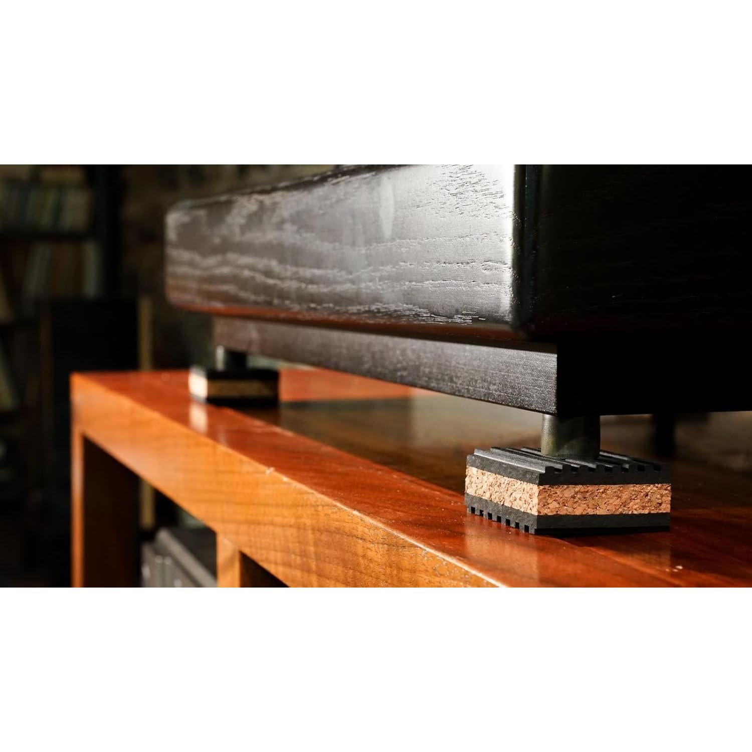 Almohadillas de Aislamiento de Sonido Tuneful Cables 4 Piezas