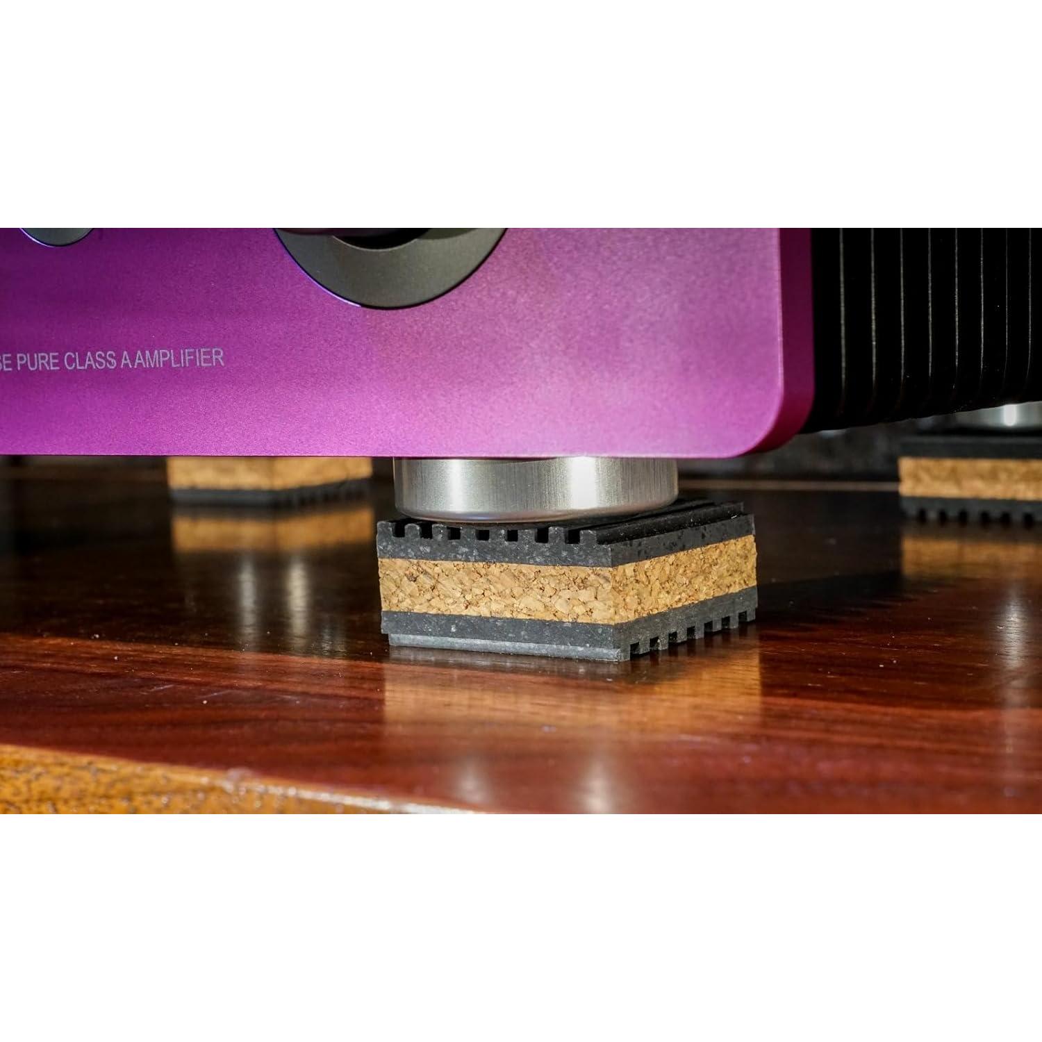 Almohadillas de Aislamiento de Sonido Tuneful Cables 4 Piezas