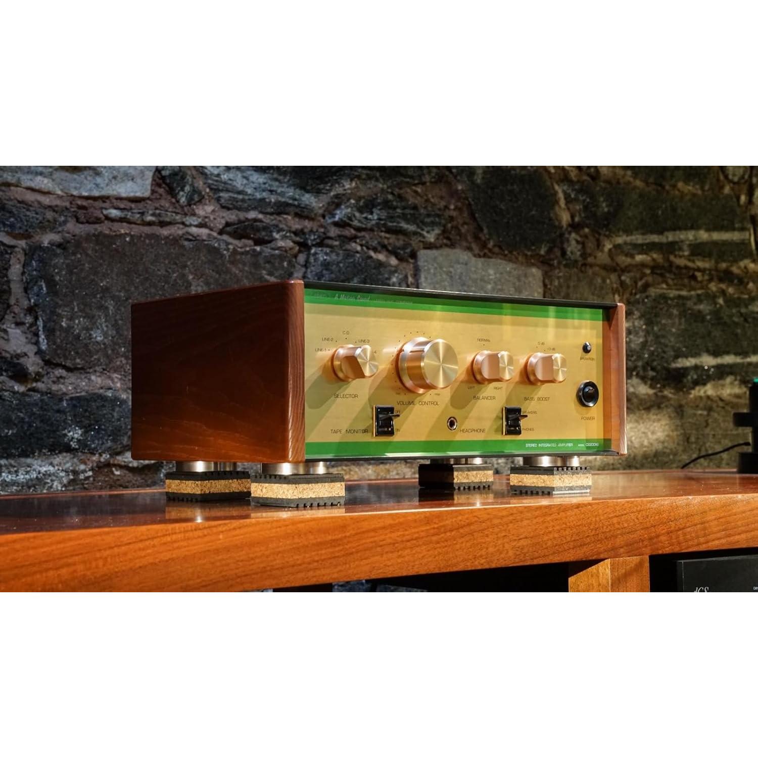 Almohadillas de Aislamiento de Sonido Tuneful Cables 4 Piezas