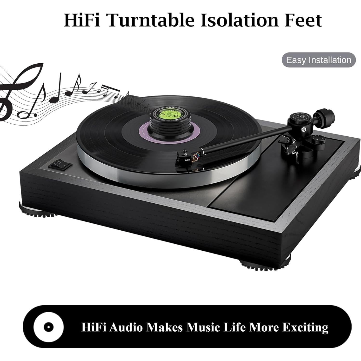 Patas de Aislamiento para Altavoces Dufray 4PCS - 5.3cm