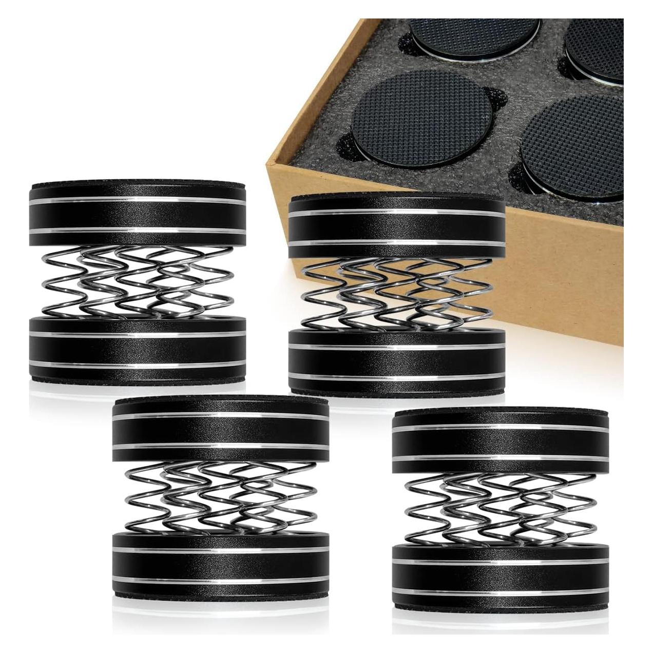 Pies de Aislamiento de Aluminio UCINNOVATE para Tornamesa - 4 Pcs