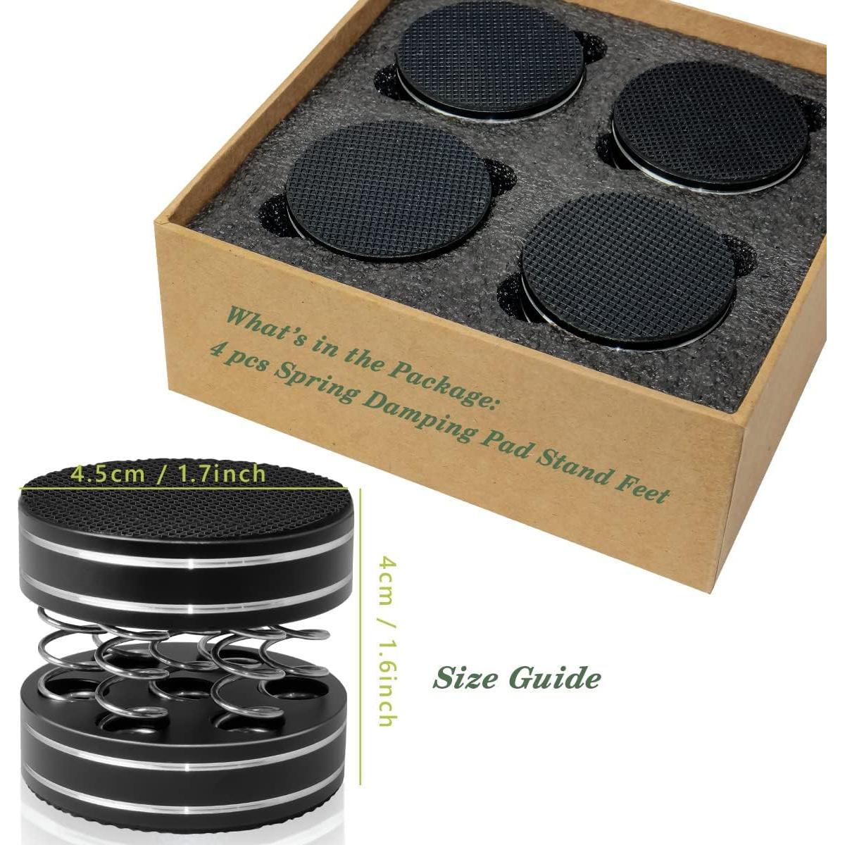 Pies de Aislamiento de Aluminio UCINNOVATE para Tornamesa - 4 Pcs