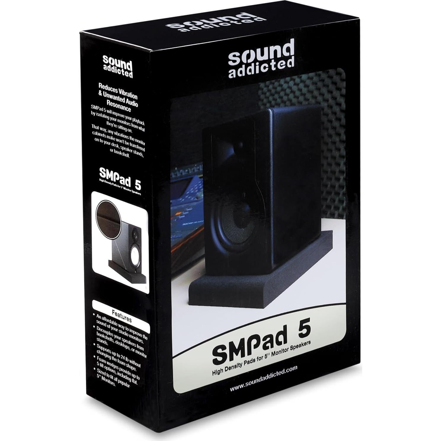 Almohadillas de Aislamiento Sound Addicted SMPad 5 para Monitores de 5"