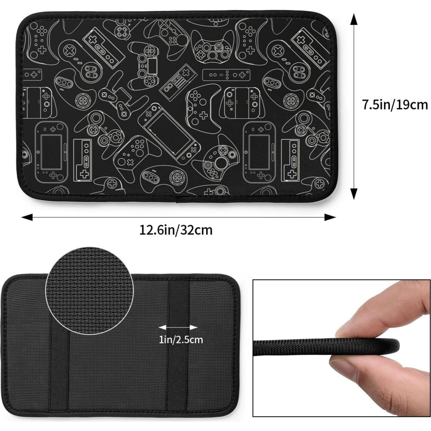 Cubierta de Consola Central DORKEIXIA Negra 32x19 cm